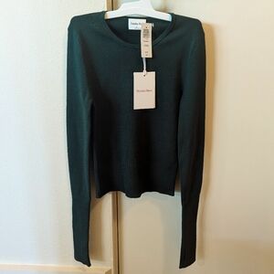 Aritzia Sunday Best Blanca Sweater in Scarab